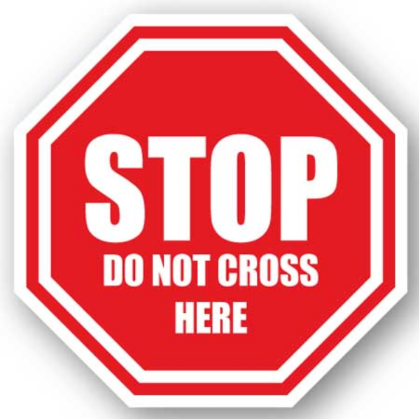 Do not Cross PNG. Do not Cross without text PNG. E handled