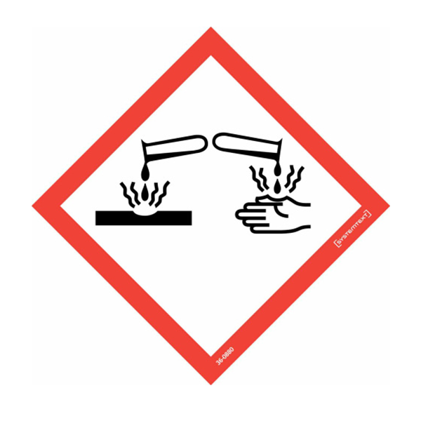 Faropictogram CLP Frätande