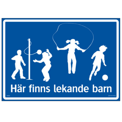 Lekande barn