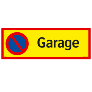 Parkering förbjuden Garage