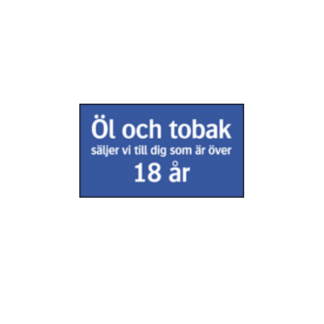 ÖL O TOBAK ÖVER 18 ÅR