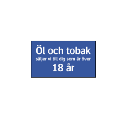 ÖL O TOBAK ÖVER 18 ÅR