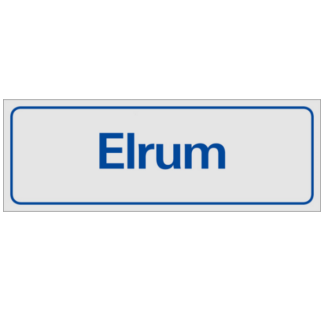 Symbolskylt Elrum