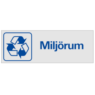 Symbolskylt Miljörum