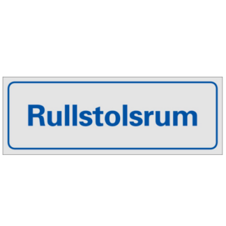 Symbolskylt Rullstolsrum