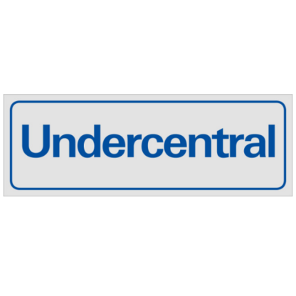 Symbolskylt Undercentral