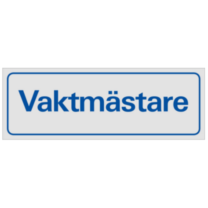 Symbolskylt Vaktmästare