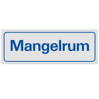 Symbolskylt Mangelrum