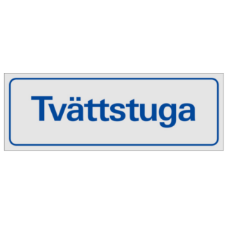 Symbolskylt Tvättstuga