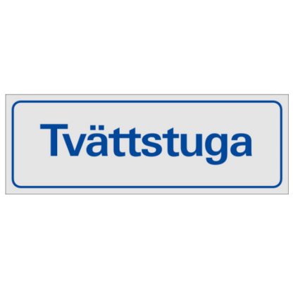 Symbolskylt Tvättstuga