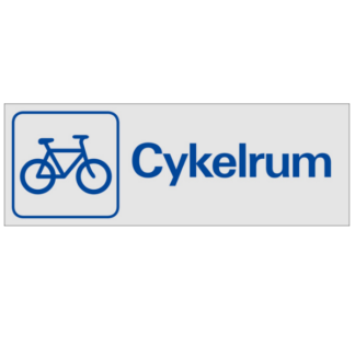 Symbolskylt Cykelrum