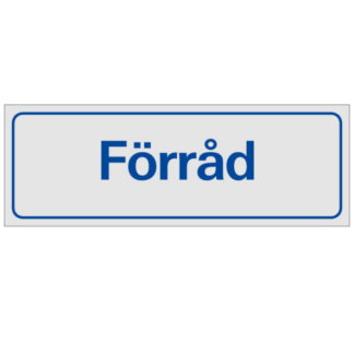 Symbolskylt Förråd