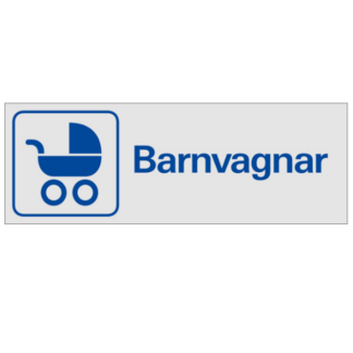 Symbolskylt Barnvagnar