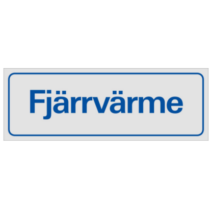 Symbolskylt Fjärrvärme