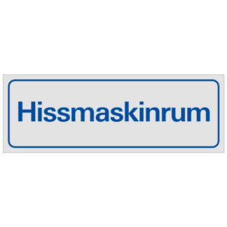 Symbolskylt Hissmaskinrum