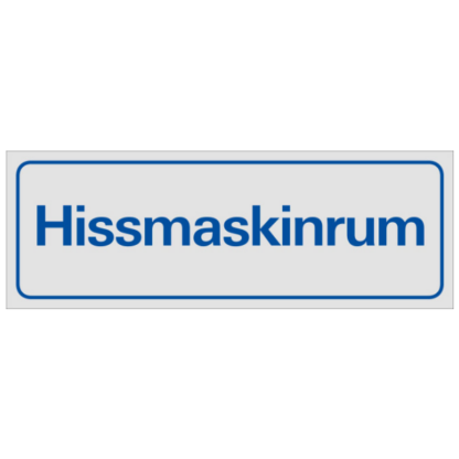 Symbolskylt Hissmaskinrum