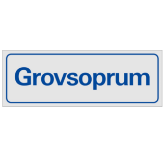 Symbolskylt Grovsoprum