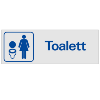 Symbolskylt Damtoalett