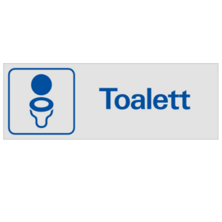 Symbolskylt Toalett