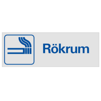 Symbolskylt Rökrum