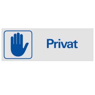 Symbolskylt Privat