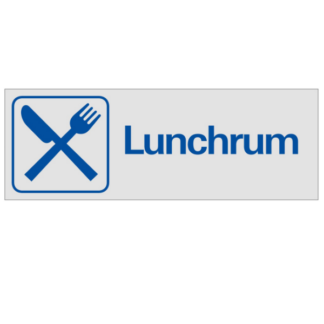 Symbolskylt Lunchrum