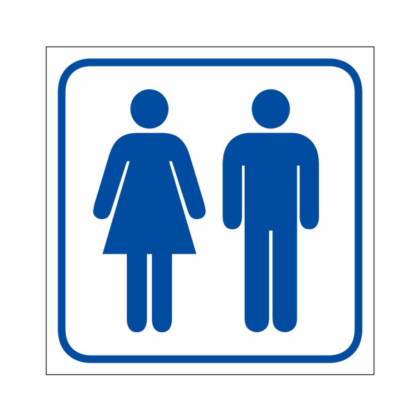 Pictogram dam + herr WC