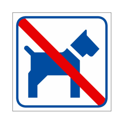 Pictogram Förbjudet för hundar