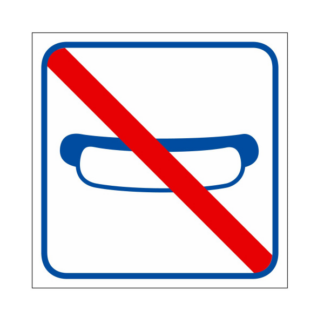 Pictogram Förtäring av korv förbjuden
