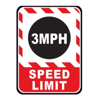 Golvmarkering Speed limit