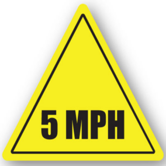 Golvmarkering Varning 5MPH