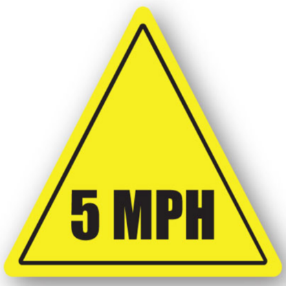 Golvmarkering Varning 5MPH