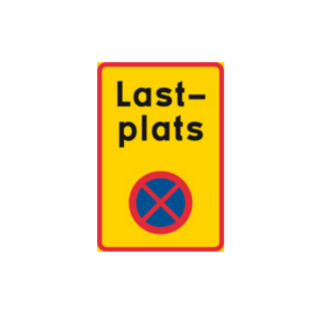 Vägmärken Lastplats