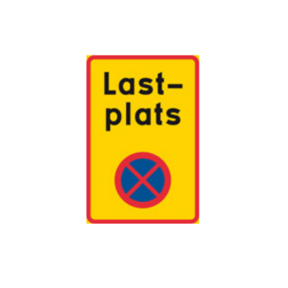 Vägmärken Lastplats