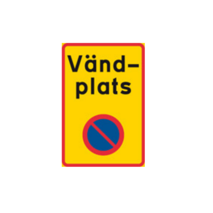 Vägmärken Vändplats