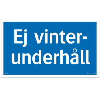 Ej vinterunderhåll