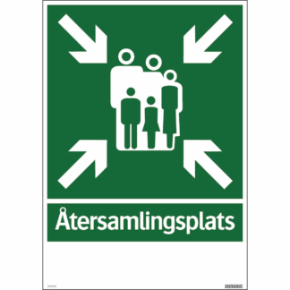 Återsamlingsplats inkl egen text