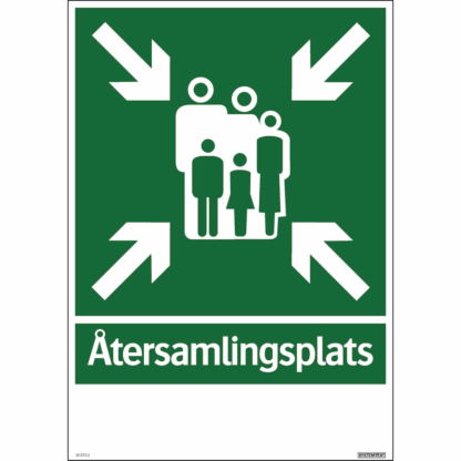 Återsamlingsplats inkl egen text