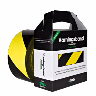 Varningsband Gul/Svart