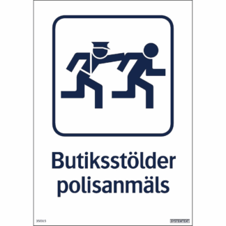 Butiksstölder polisanmäls