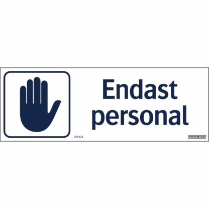 Endast personal