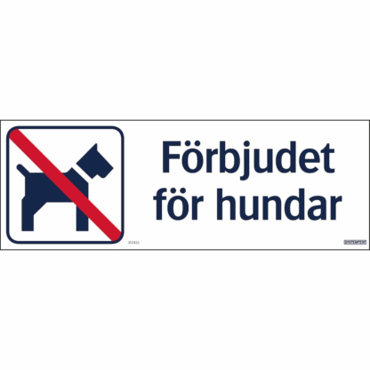 Förbjudet för hundar