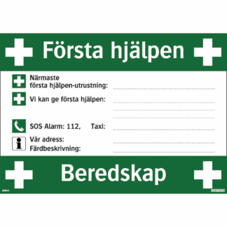 Första hjälpen - beredskap