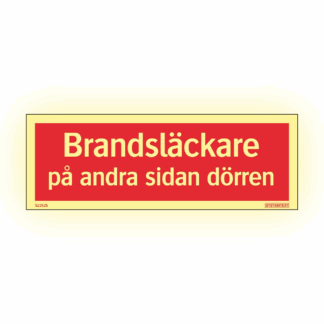 GlowLite Nova Brandsläckare på andra sidan dörren
