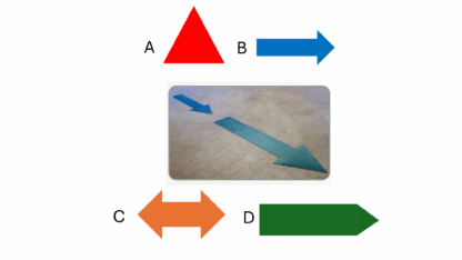 Golvmarkering Shapes Arrows/Arrow Heads
