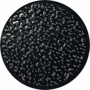 Kontrast och halkprick svart inomhus - 50 mm i diameter, med en baksida av aluminium belagd med klister.