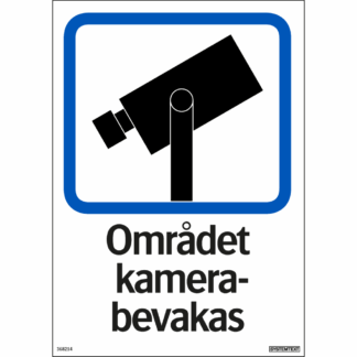Området Kameraövervakas