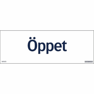 Öppet