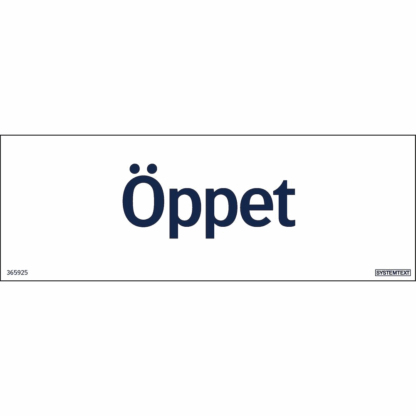 Öppet