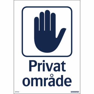Privat område